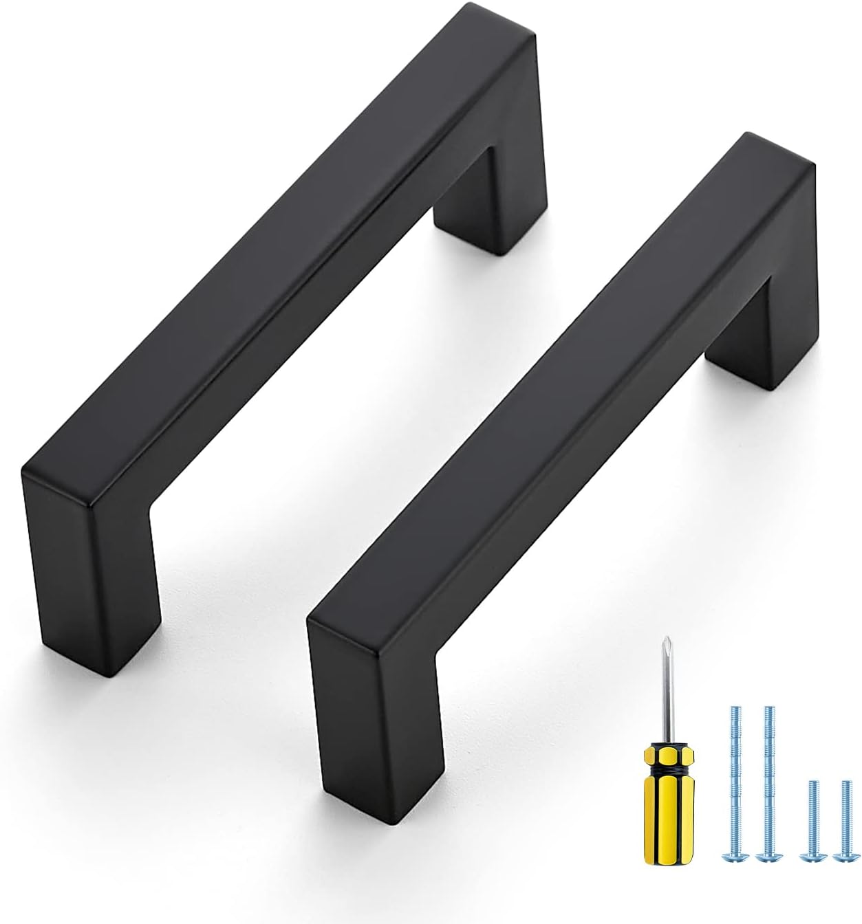 Ravinte 15 Pack Black Cabinet Pulls for Modern Kitchen Hardware
