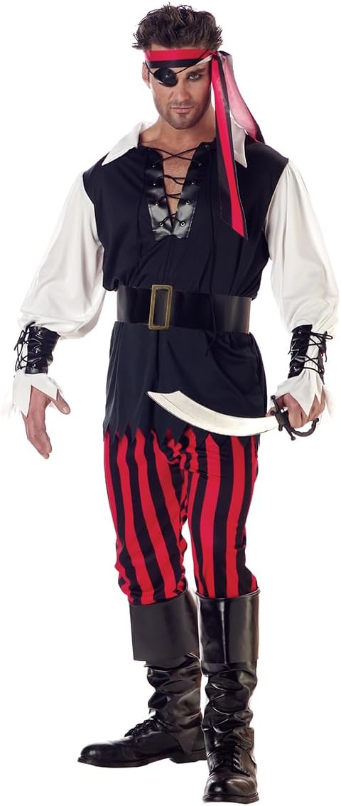 Cutthroat Pirate Costume for Men - Perfect for Halloween Fun