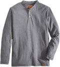 Venado Henley Long Sleeve Shirt for Men - Comfortable Flex Fit