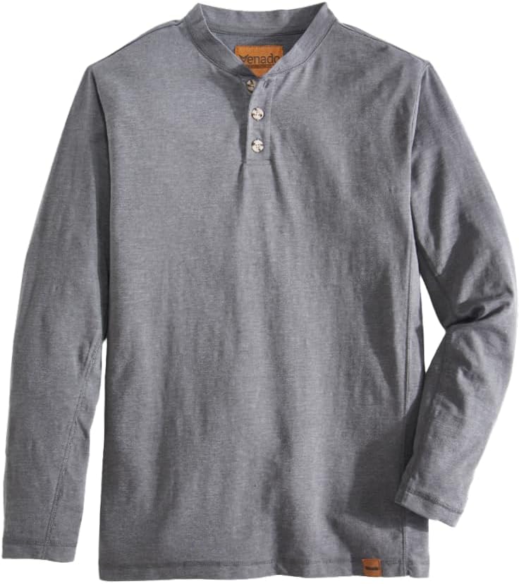 Venado Henley Long Sleeve Shirts for Men - Comfort and Style