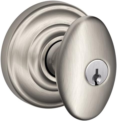 SCHLAGE F51A SIE 619 Keyed Entry Lock with Siena Knob