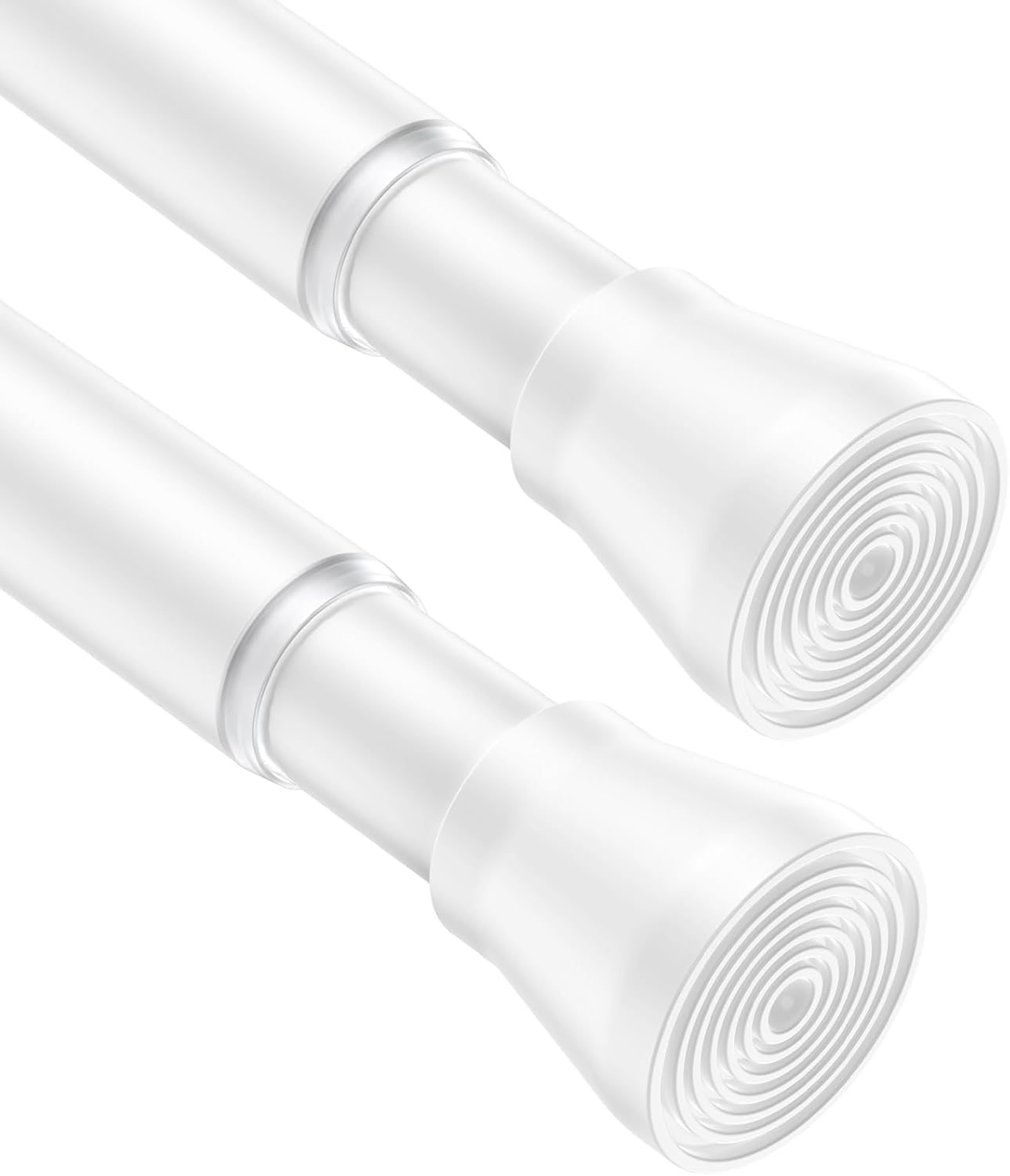 AIZESI Spring Tension Rods Adjustable Curtain Rods for Home