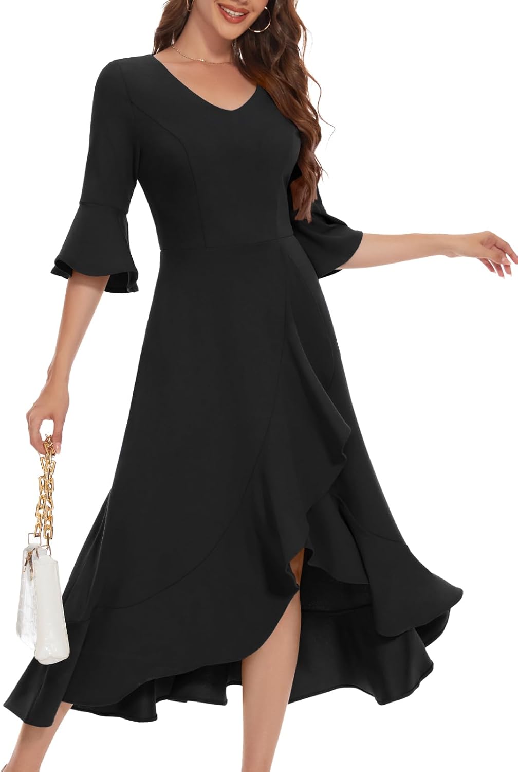 Elegant Women's Wedding Guest Dress for Formal Occasions