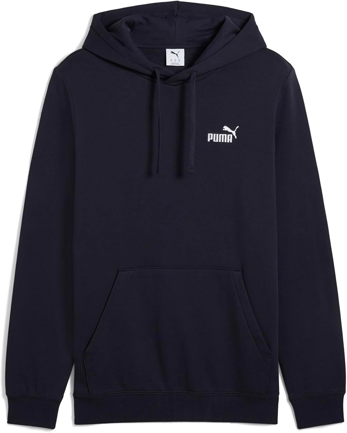 PUMA Essentials Logo Fleece Hoodie for Men in Plus Sizes
