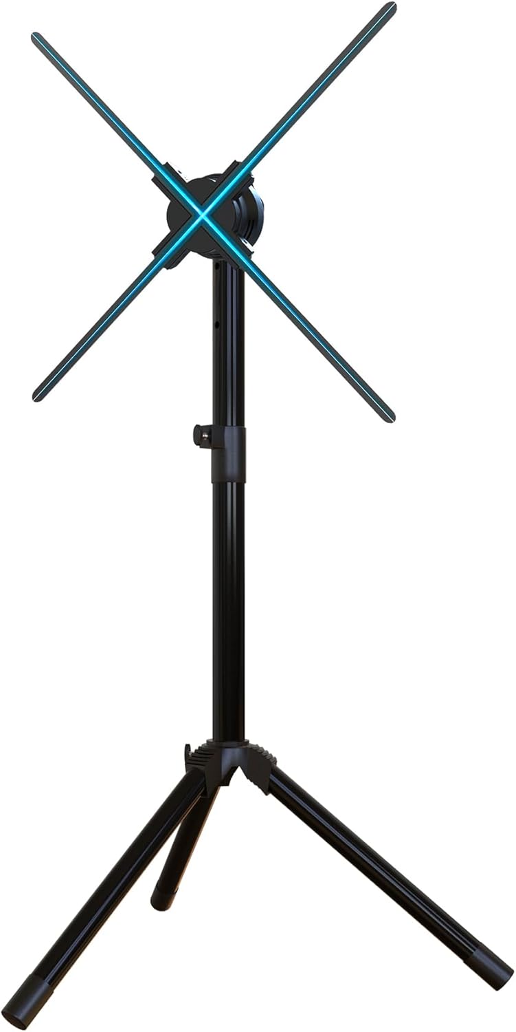 3D Hologram Fan Stand - Versatile Tripod Base