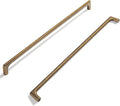 Goo-Ki Antique Brass Cabinet Pulls 12.6 in Hole Center - Vintage Style