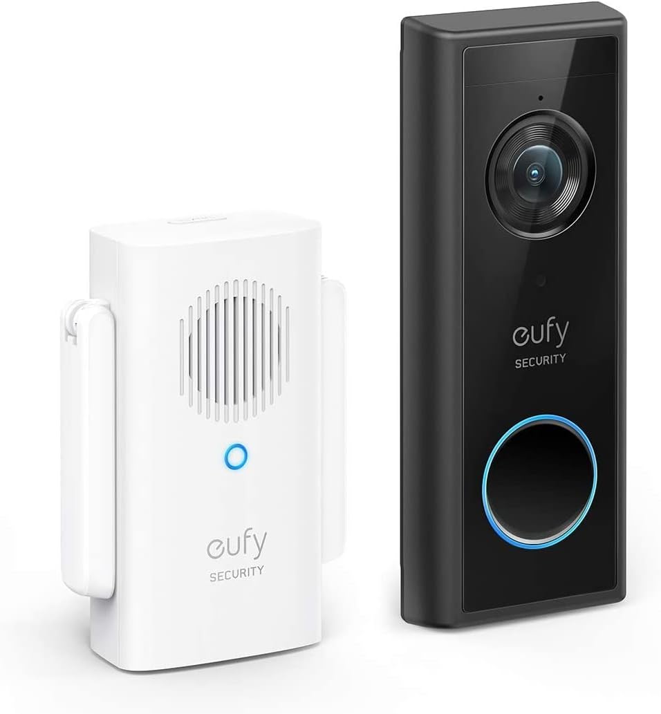 eufy Security Doorbell Kit: 1080p Resolution, 120-Day Battery, No Fees