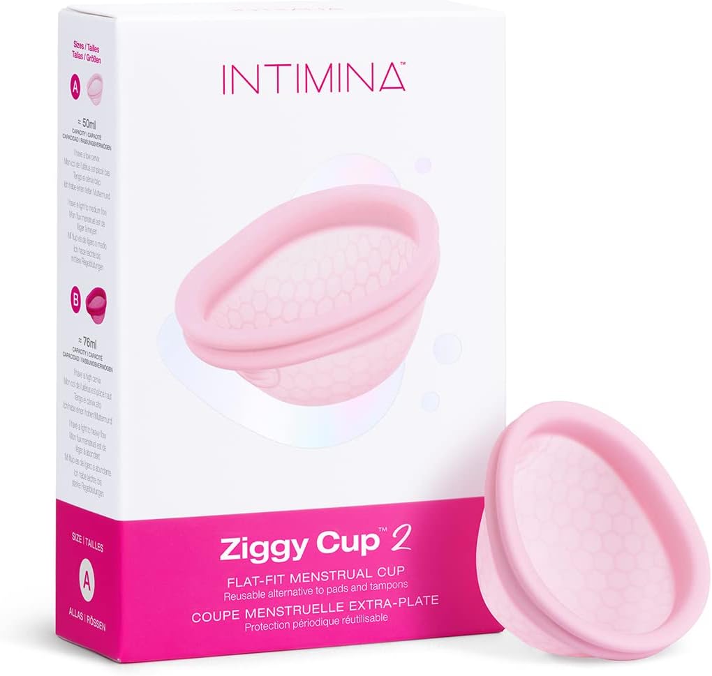 Intimina Ziggy Cup 2 - Flat-Fit Reusable Menstrual Disc