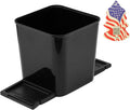 Car Trash Can Small Black - Stable, Leak-Proof In-Car Bin