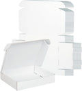 FORBFAN 10x8x2 White Shipping Boxes 45 Pack - Durable Pack & Brandable