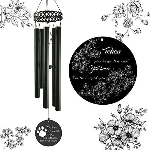Personalized Sympathy Wind Chimes for Loss of Loved Ones