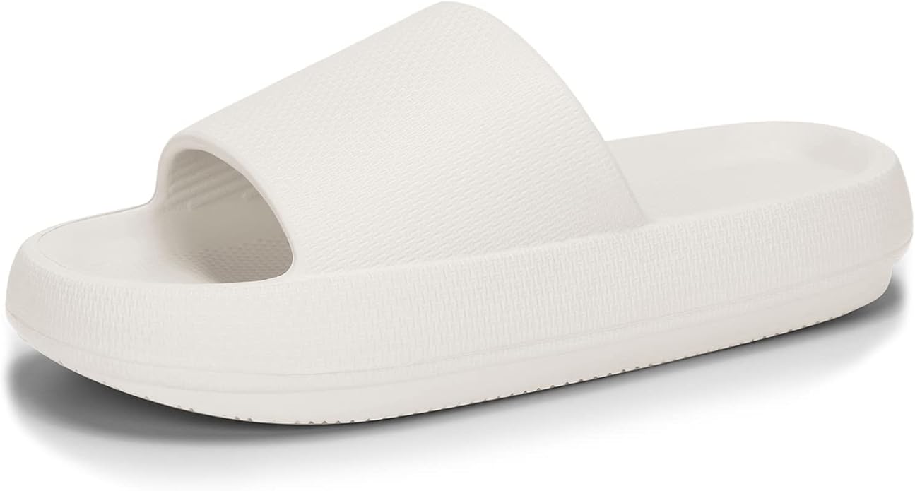 welltree Slides for Women Men - Soft Thick Sole Non-Slip Sandals