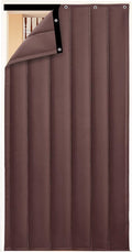 Magnetic Thermal Insulated Door Curtain 59in x 94in - Energy Saving