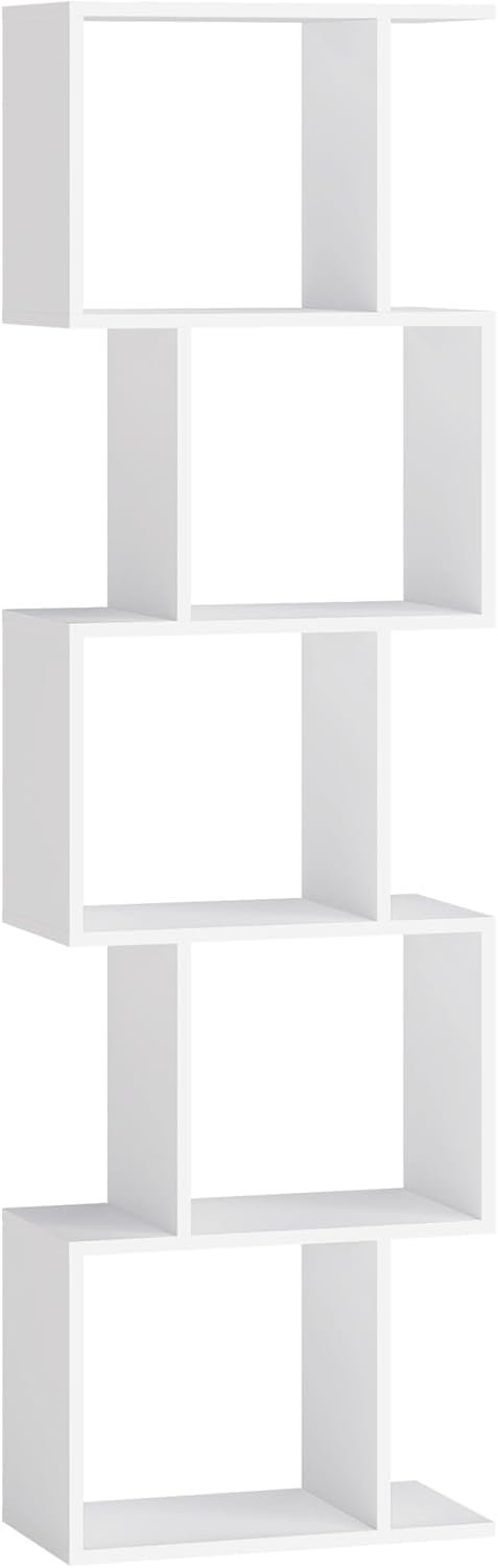 VASAGLE 5-Tier Bookcase with Open Compartments for Storage