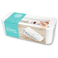 In-Box Extra Large Cable Organizing Management Box for Under Desk