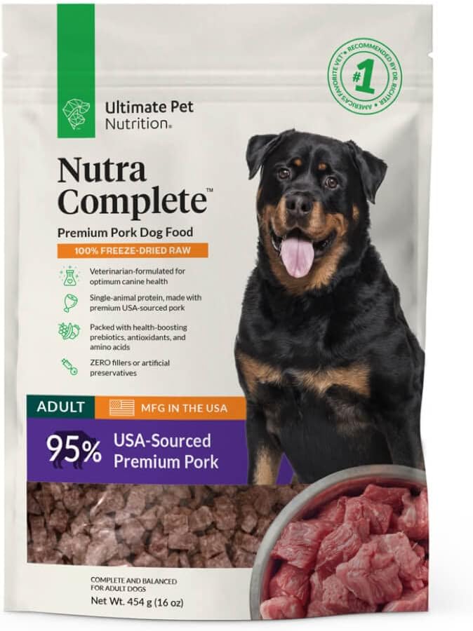 Nutra Complete Freeze Dried Raw Dog Food for Healthy Pets