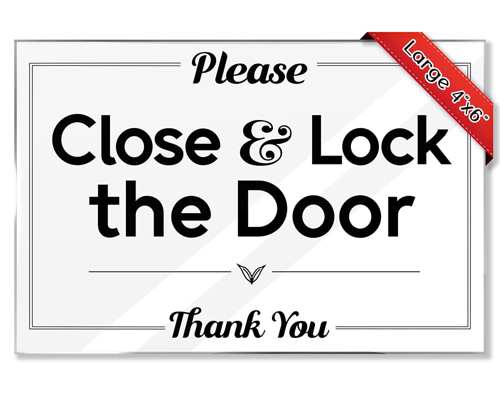 Secure Your Space with Our 4inx6in Acrylic Sign for Hosts