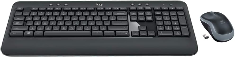 Renewed Logitech Wireless Keyboard & Mouse Combo