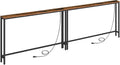 Narrow Console Sofa Table with Power Outlets - Slim 47.2in