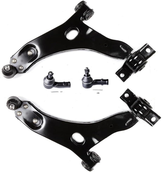 FXiaoy 4pc Front Lower Control Arm Tie Rod End Kit for Ford