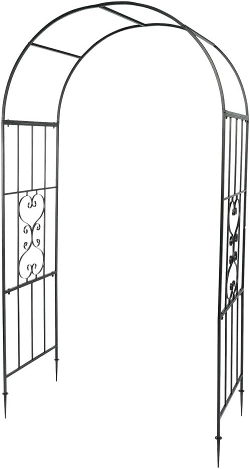 Sturdy 7.3FT Garden Arch Arbor for Weddings and Climbing Plants