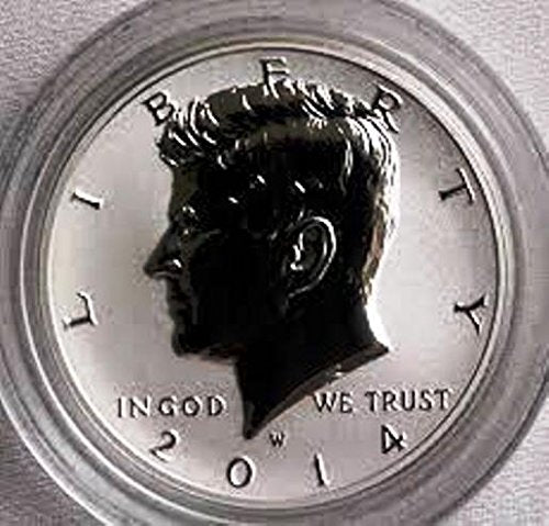 2014 W Reverse Proof Silver Kennedy Half Dollar - Rare Collectible