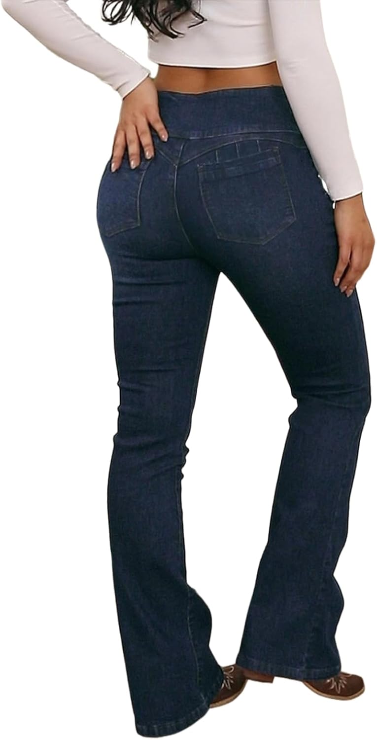 Flamingals Butt Lifting Jeans for Women - Trendy High Waist Style