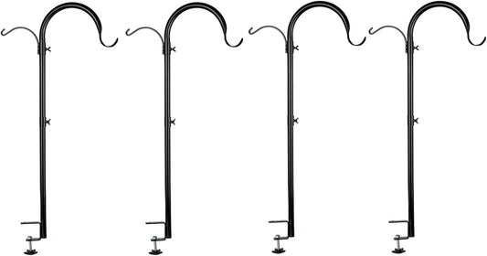 WOSIBO 37 Inch Deck Hook for Bird Feeders and Hanging Plants