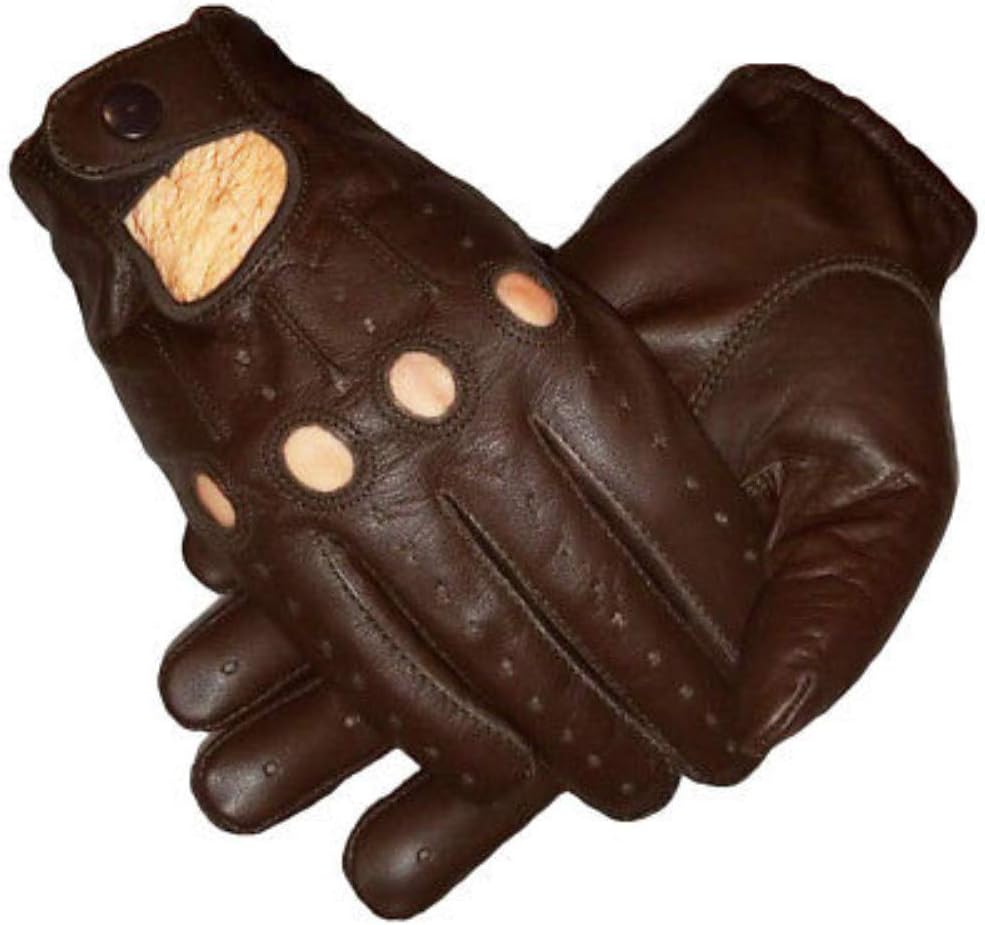 Premium Leather Driving Gloves for Men - Style & Comfort