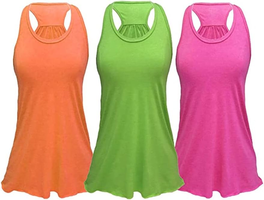 Epic MMA Gear Flowy Racerback Tank Top Pack of 3 for All Sizes