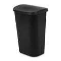 Sterilite 11.3 Gallon D Shape Lift-Top Wastebasket 6-Pack - Space
