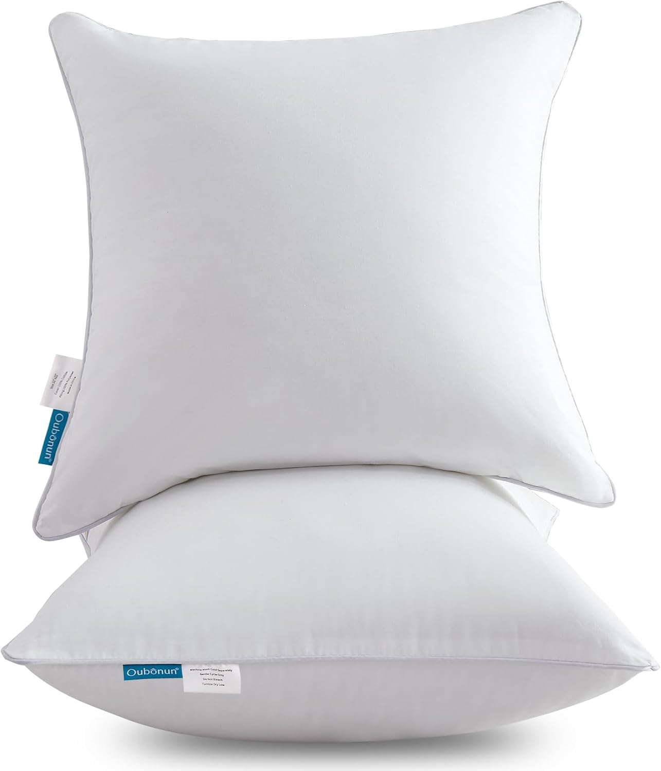 Oubonun 22 x 22 Throw Pillow Inserts for Sofa and Decor