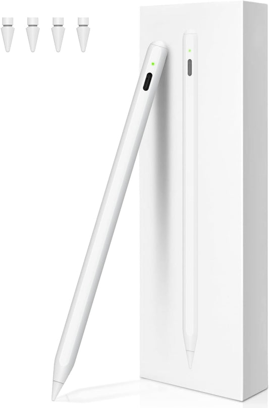 2nd Gen Wireless Charging Stylus for iPad Pro - Palm Rejection, Tilt Sensitivity