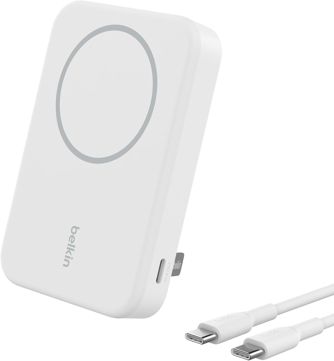 Belkin 8,000mAh Wireless Power Bank - iPhone Compatible - Built-in Kickstand