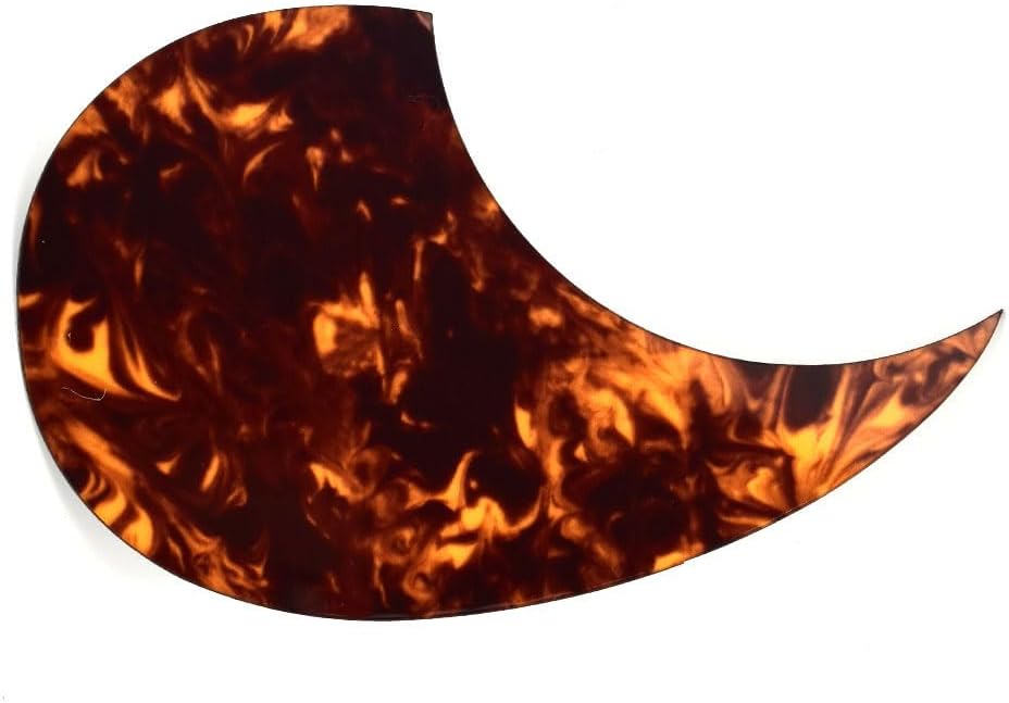 Protect Your Travel Guitar in Style with Tortoise Flame Pickguard