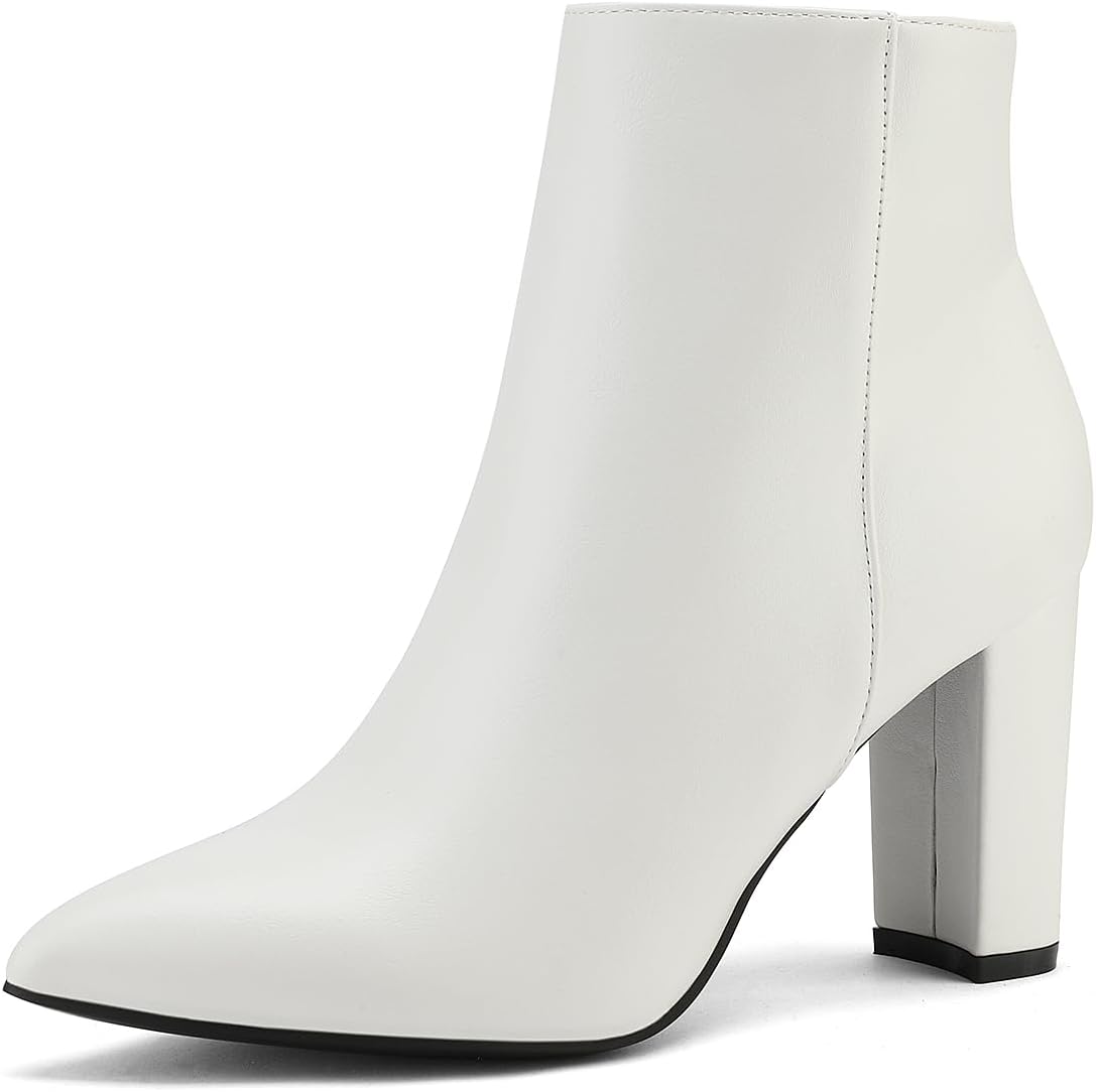 DREAM PAIRS Women's Chunky Heel Ankle Booties for Style