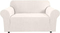 H.VERSAILTEX Stretch Loveseat Cover with Elastic for Perfect Fit