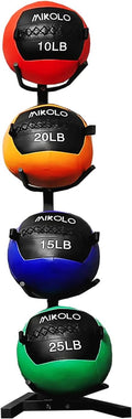 Mikolo Medicine Ball Set - Soft Wall Balls for Core & Strength