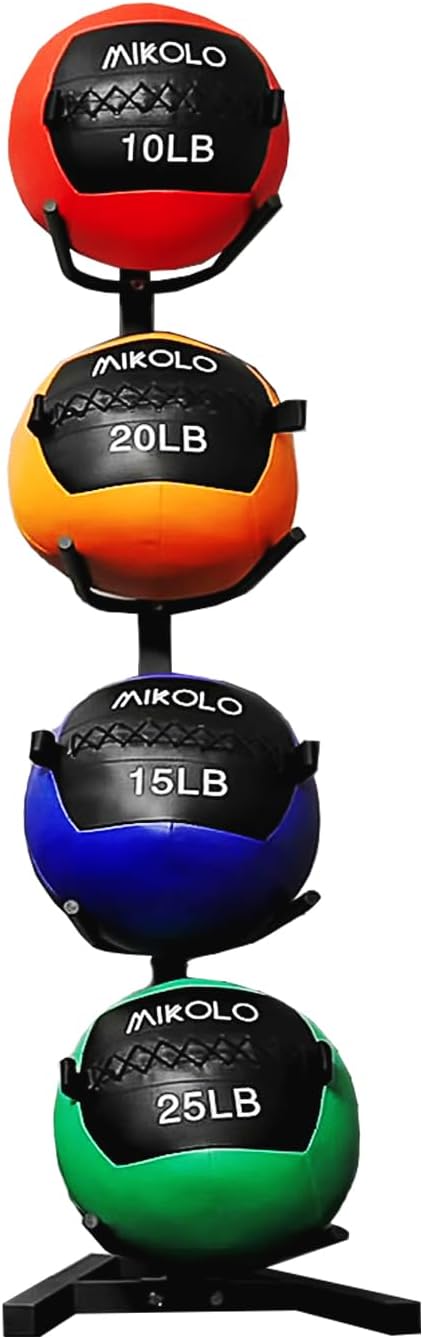 Mikolo Soft Medicine Ball Set for Core Training and Strength Workouts