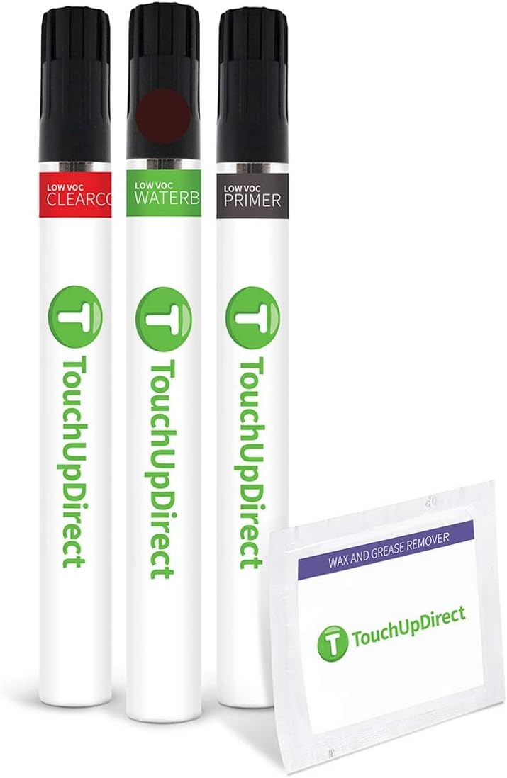 TouchUpDirect E2 Magma Red Touch Up Paint Brush Kit for Cars