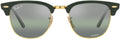 Ray-Ban RB3016 Clubmaster Square Sunglasses - Classic Retro Style