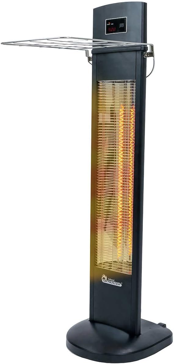 Portable Infrared Space Heater with Remote Control and Safety Features