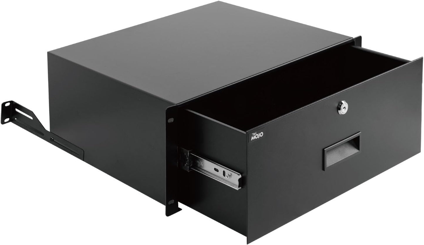 Tecmojo 4U Rack Drawer for 19in Network Equipment Storage