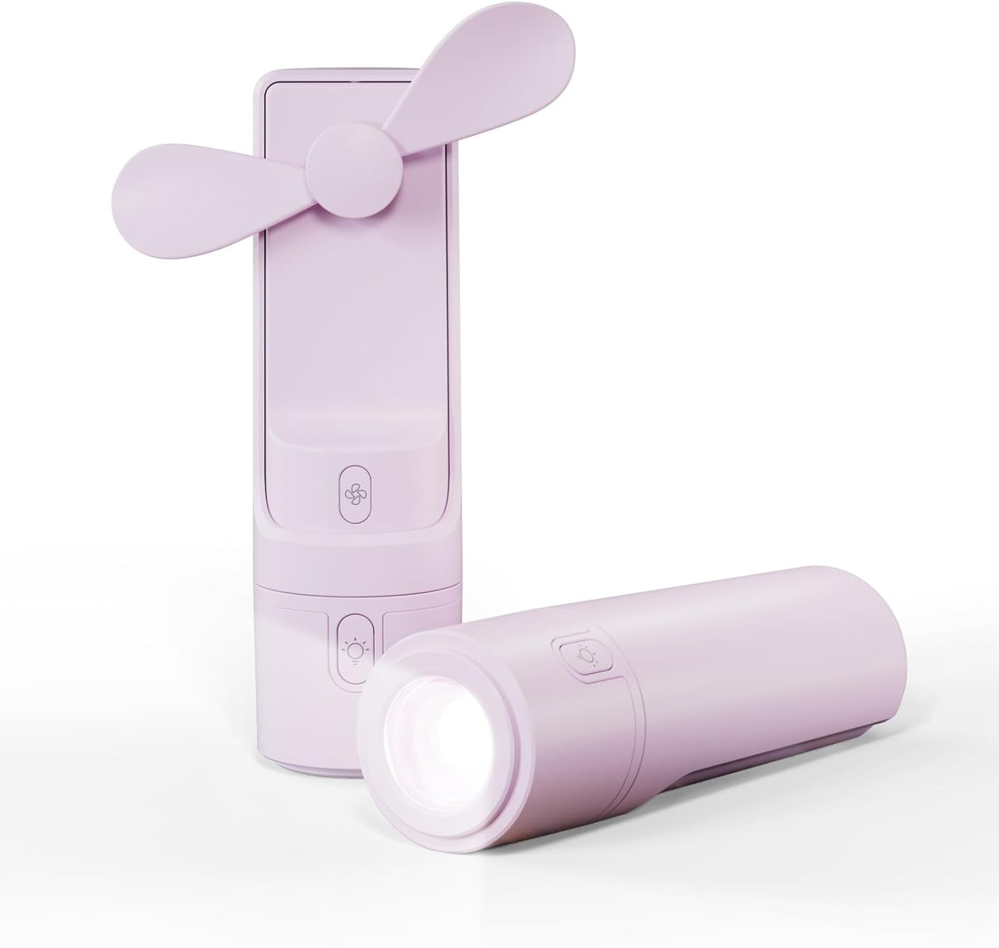 Portable 3-in-1 Mini Fan: 35-Hour Battery Life & Power Bank