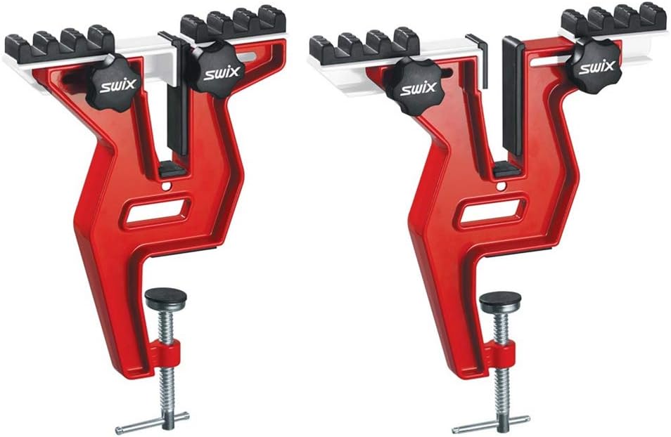 Swix Pro Adjustable Snowboard Vise - Precision Tuning in Red - 35 characters
