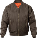 Mens Bomber Jacket Polyester Quilted Liner - Casual Military Style