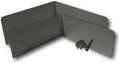 Eagle 1 Rain Gutter Valley Splash Guards - Oversized Bent Light Bronze
