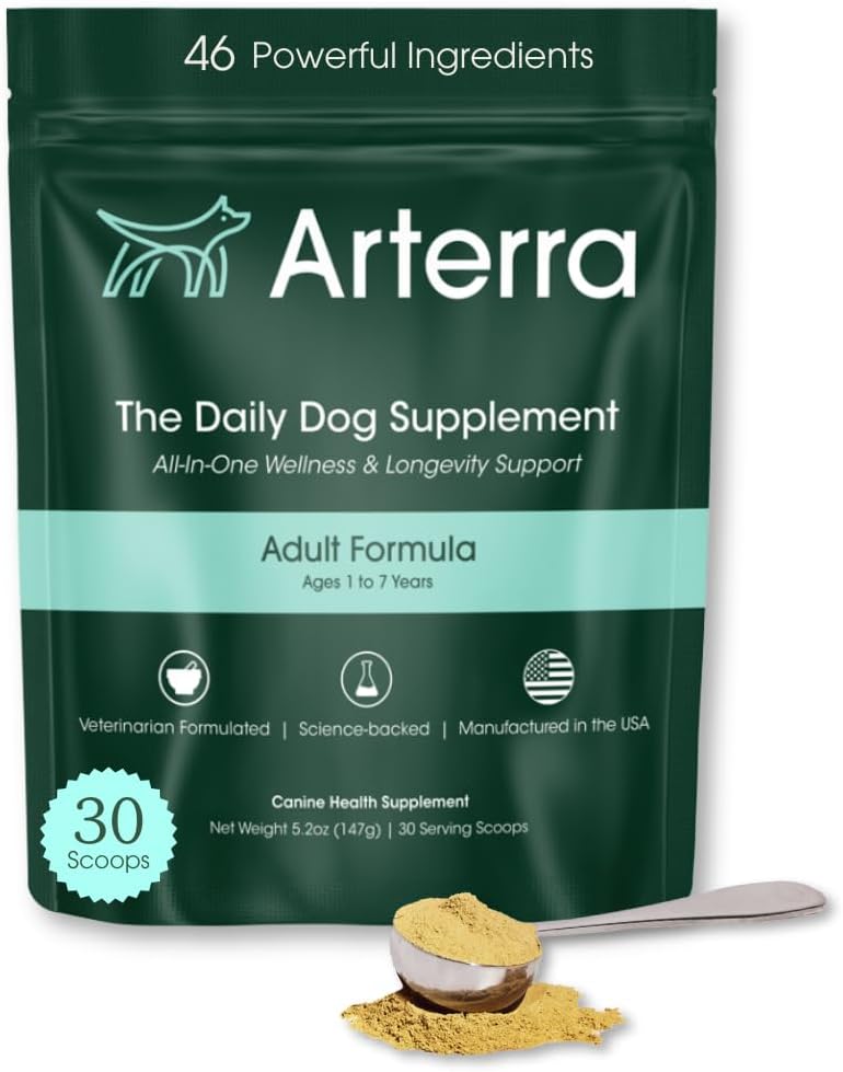 Adult Dog Powder Supplement for Gut, Immune & Brain Health