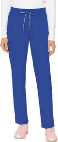 Women's Jersey Waist Scrub Pants with Six Pockets - Mid Rise