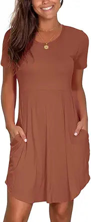 Nova In Sky Women's Casual Summer Dress with Pockets for All Occasions